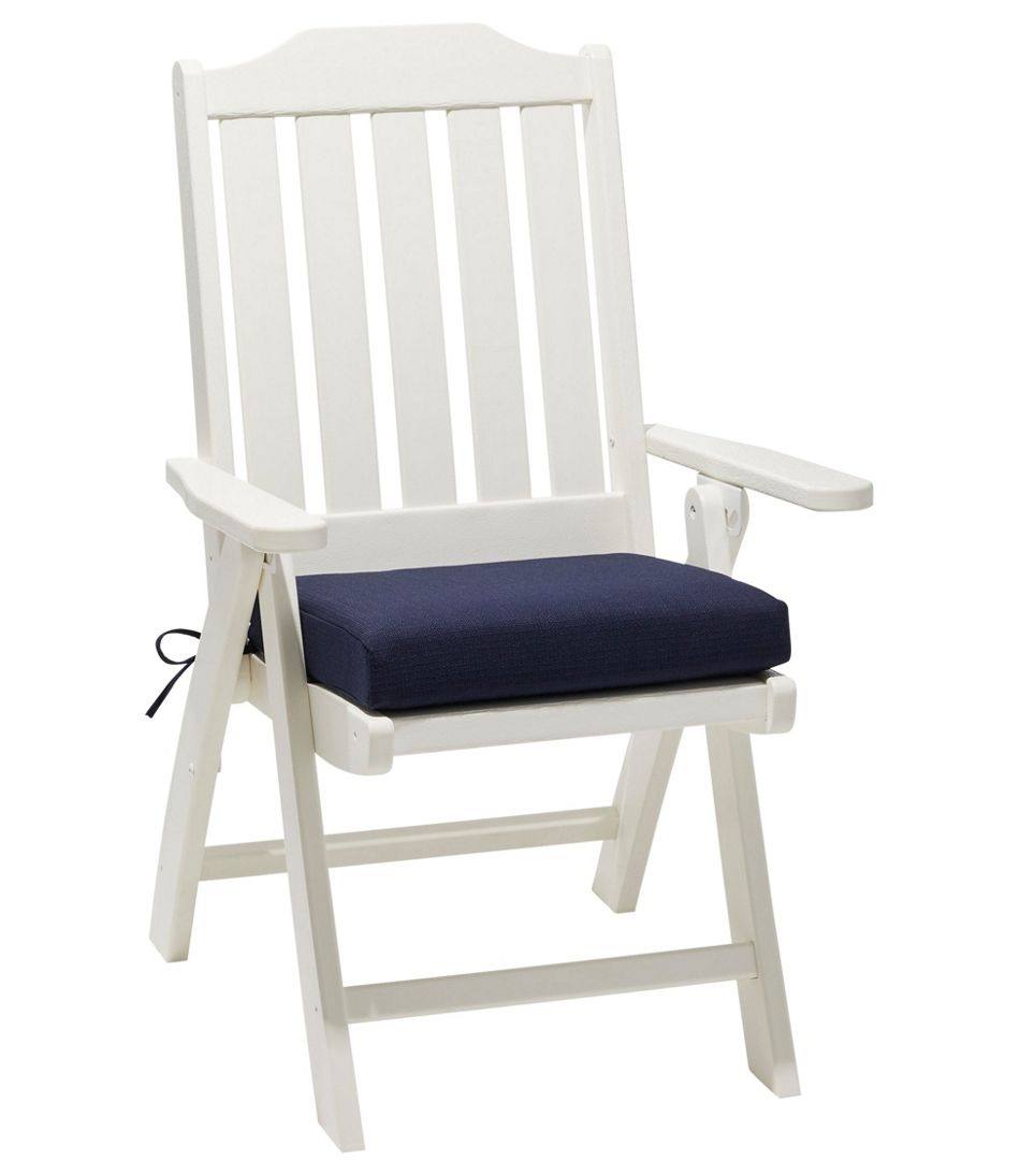 All Weather Folding/Armless Chair Textured Cushion | L.L.Bean