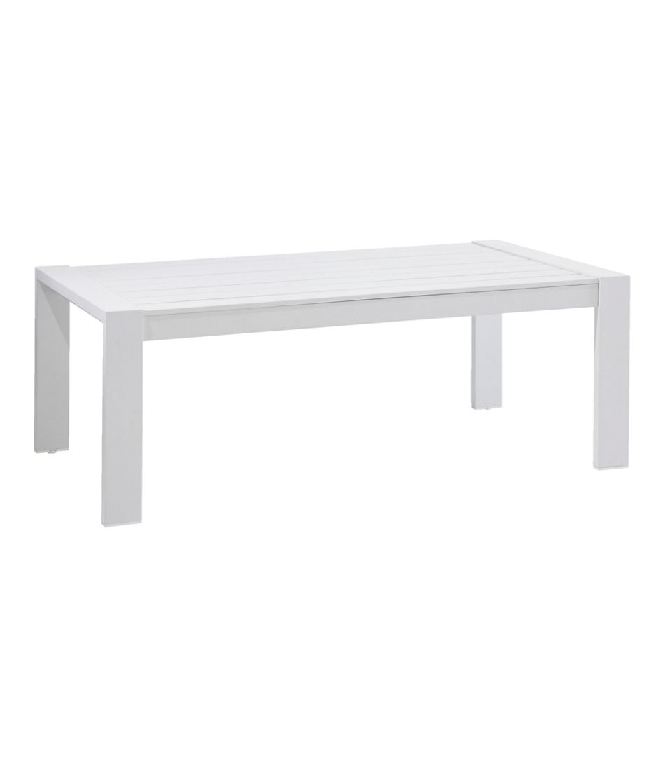 White Aluminum Deep Seating Coffee Table | L.L.Bean