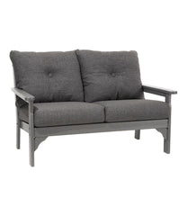All-Weather Patio Loveseat with Textured Cushion, Slate Gray | L.L.Bean