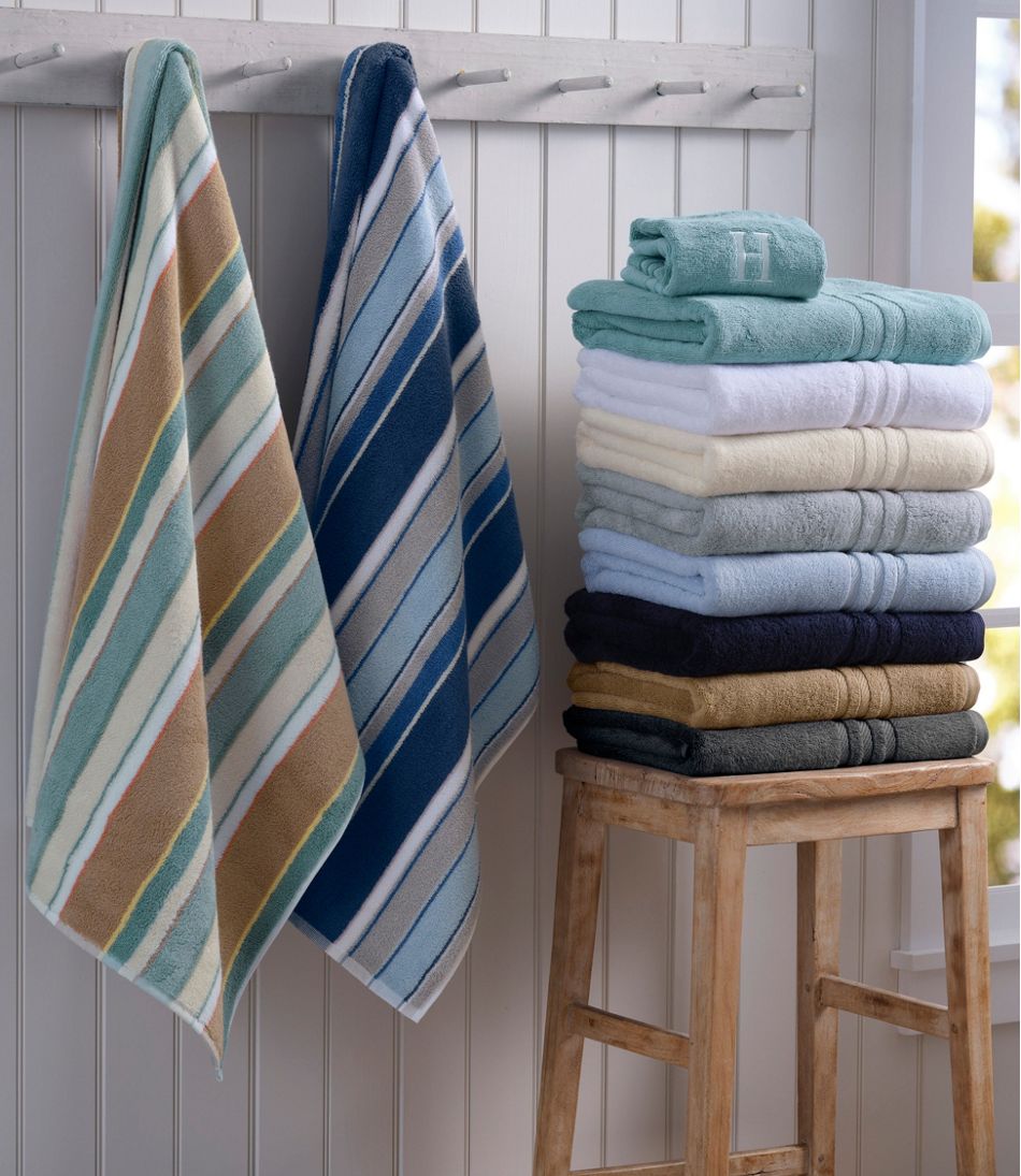 Bean's Organic Cotton Towel, Stripe | L.L.Bean