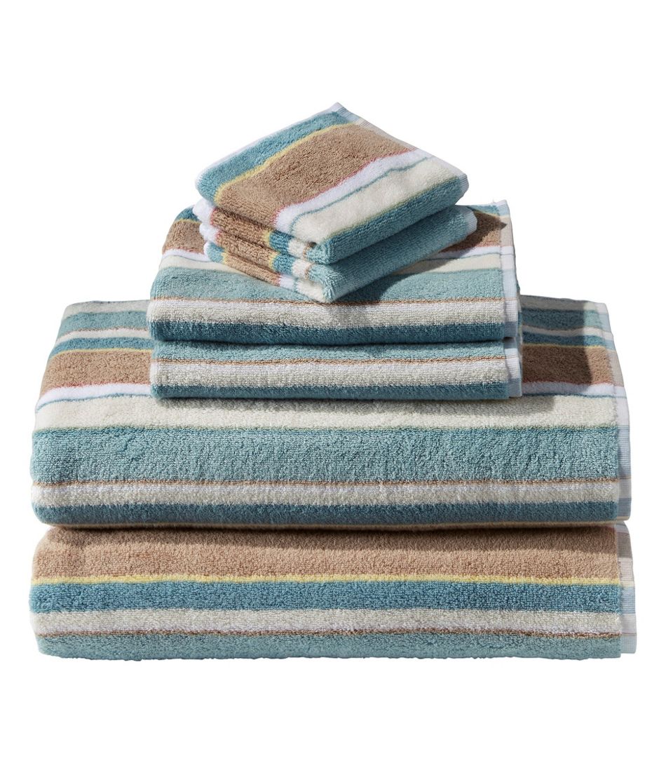 Bean's Organic Cotton Towel Set, Stripe | L.L.Bean