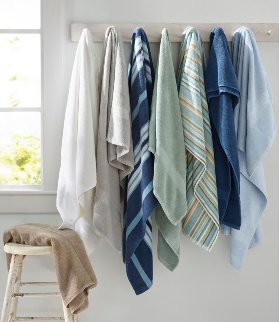Premium Cotton Towel Set, Stripe | L.L.Bean