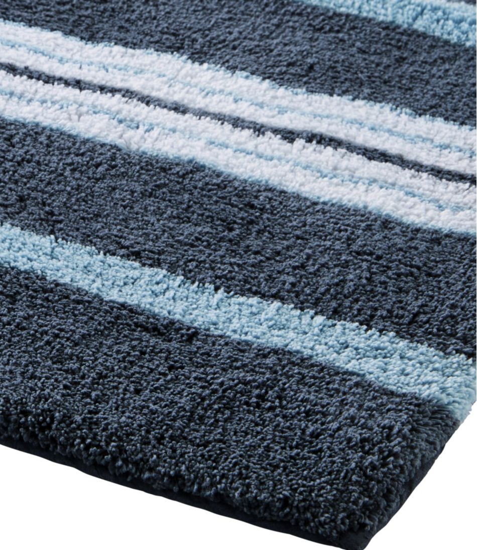 Premium Cotton Bath Mat, Multistripe | L.L.Bean