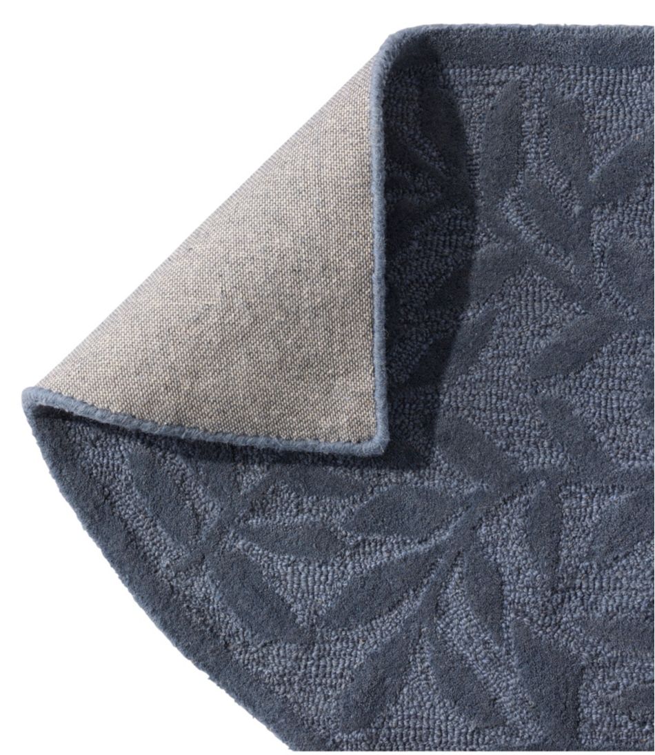 Wool Hearth Rug, Crescent, Leaf | L.L.Bean