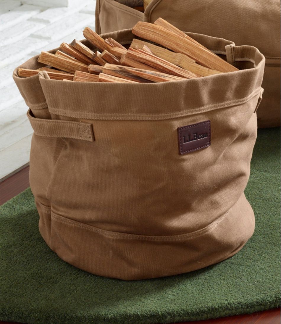 Waxed-Canvas Storage Tote | L.L.Bean