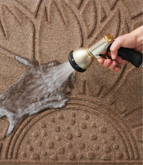 Everyspace Recycled Waterhog Doormat, Half Round, Sunflower | L.L.Bean