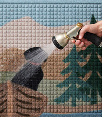 Printed Recycled Waterhog Doormat, Row Boats | L.L.Bean