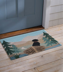 Printed Recycled Waterhog Doormat, Row Boats | L.L.Bean