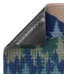 Printed Recycled Waterhog Doormat, Pine Trees | L.L.Bean
