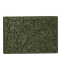 Heavyweight Recycled Waterhog Doormat, Woodland Leaf | L.L.Bean