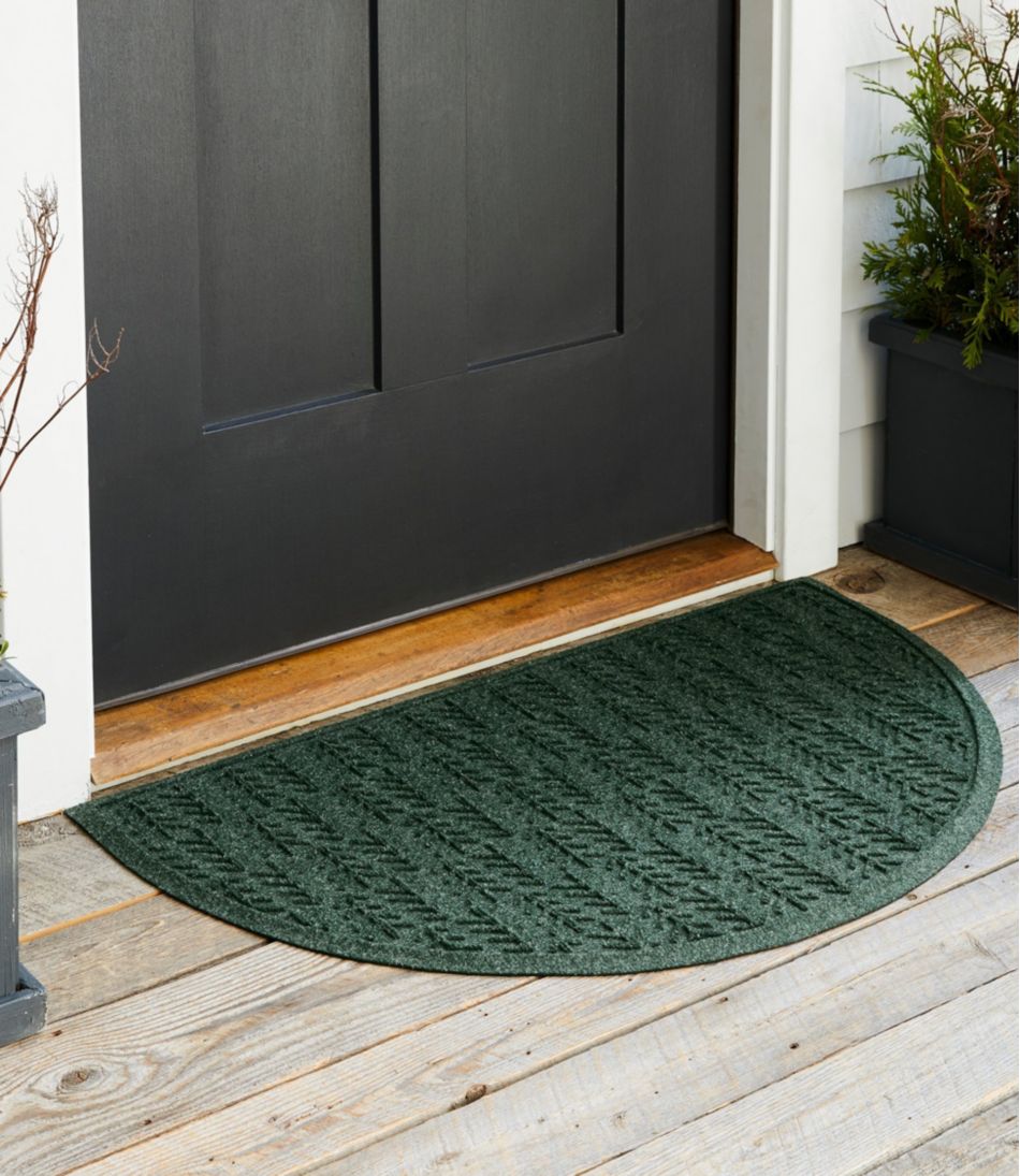 Everyspace Recycled Waterhog Doormat, Half Round, Trees | L.L.Bean