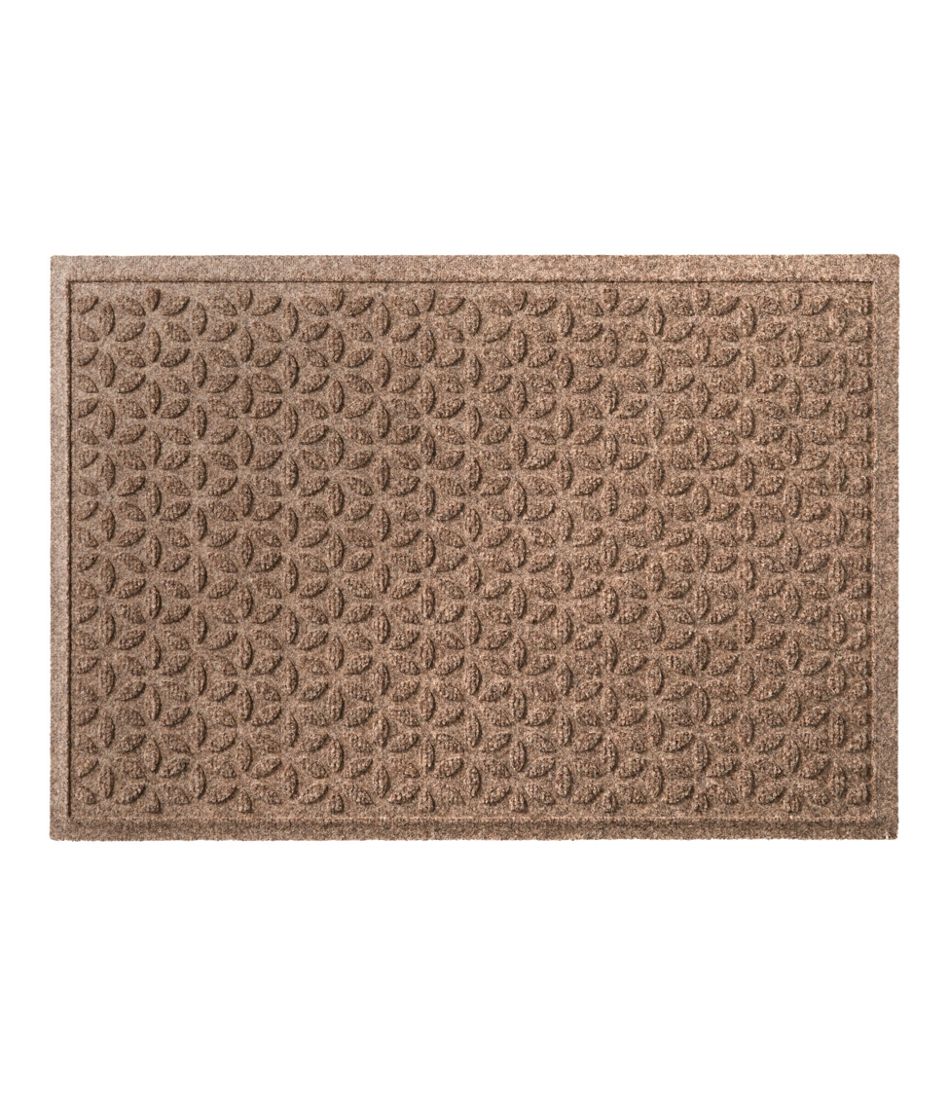 Heavyweight Recycled Waterhog Doormat, Blooming Circles | L.L.Bean