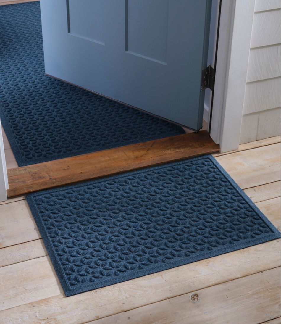 Heavyweight Recycled Waterhog Doormat, Blooming Circles | L.L.Bean