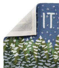 Indoor/Outdoor Vacationland Rug, Frosted Trees | L.L.Bean