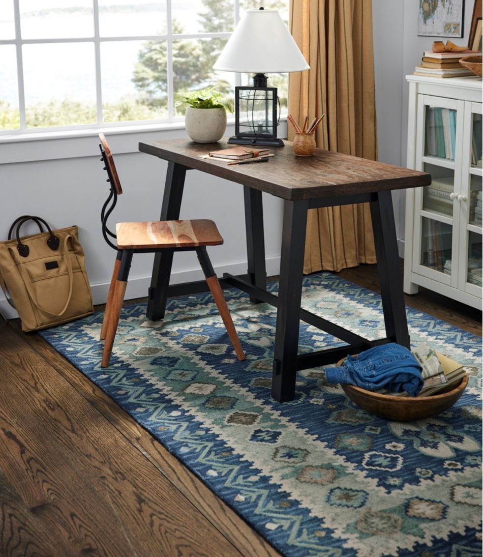 Double Border Wool Hooked Rug | L.L.Bean