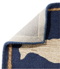 Wool Hooked Novelty Rug, Whale | L.L.Bean