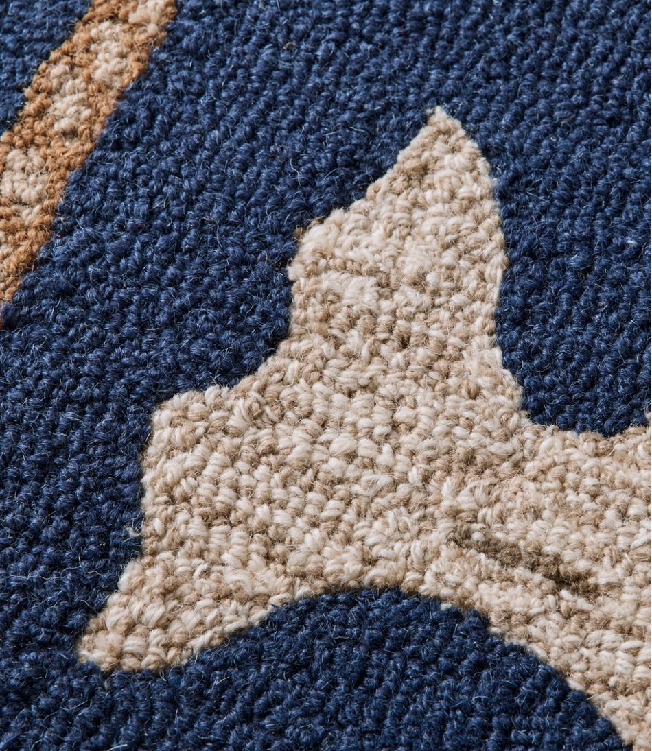 Wool Hooked Novelty Rug, Whale | L.L.Bean