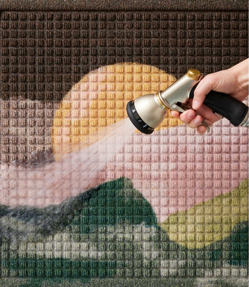 Printed Recycled Waterhog Doormat, Sunset | L.L.Bean