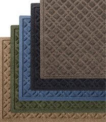 Heavyweight Recycled Waterhog Mat, Runner, Plaid | L.L.Bean