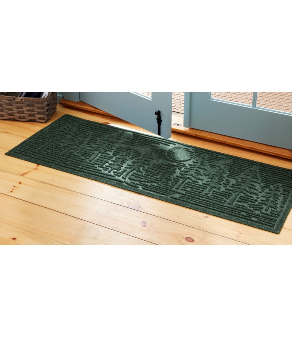 Everyspace Recycled Waterhog Wide Doormat, Pine Trees | L.L.Bean