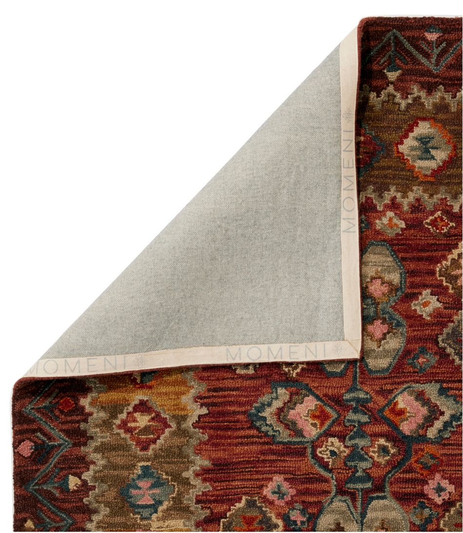 Double Border Wool Hooked Rug, Sienna Multi | L.L.Bean
