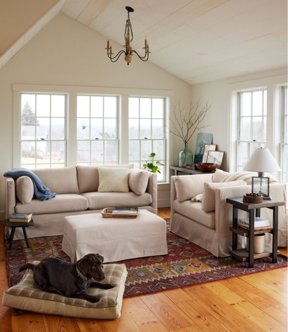 Double Border Wool Hooked Rug, Sienna Multi | L.L.Bean