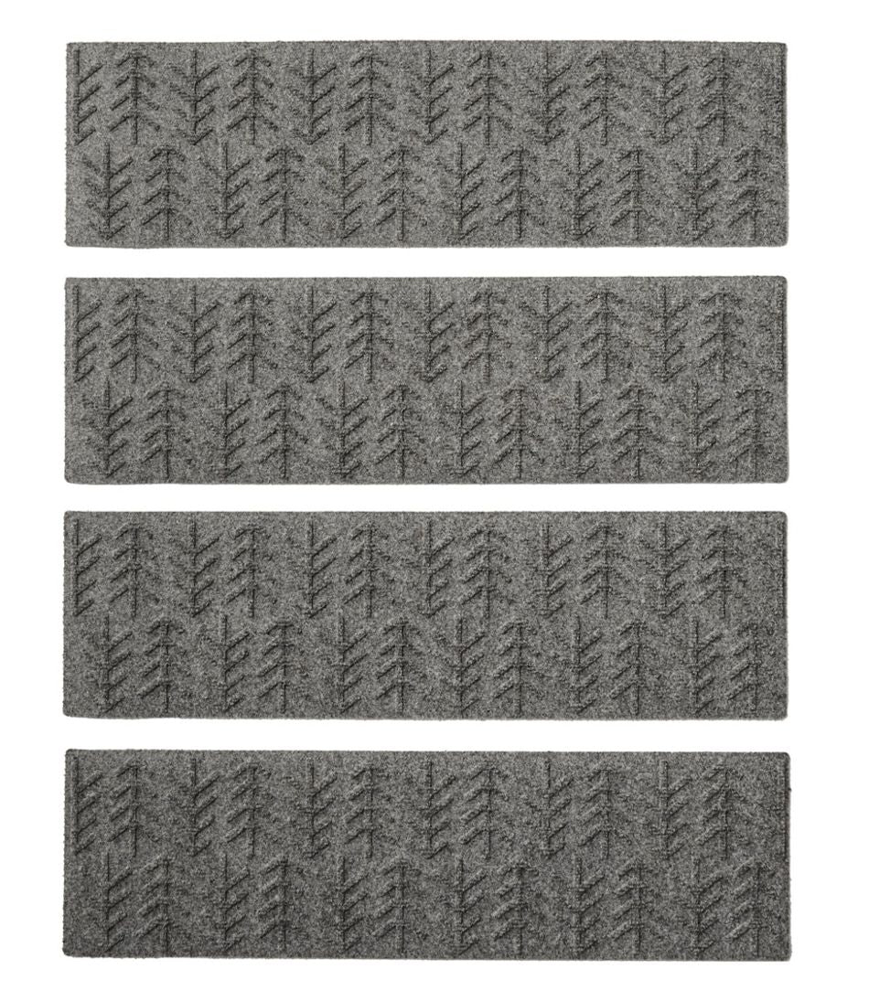 Everyspace Recycled Waterhog Mat, Stair Treads, Set of Four, Trees | L.L.Bean