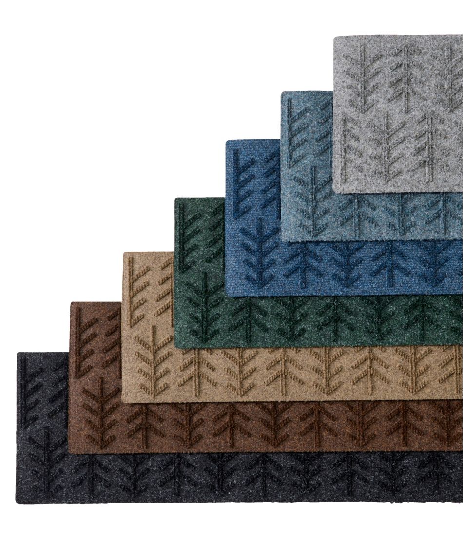 Everyspace Recycled Waterhog Mat, Stair Treads, Set of Four, Trees | L.L.Bean