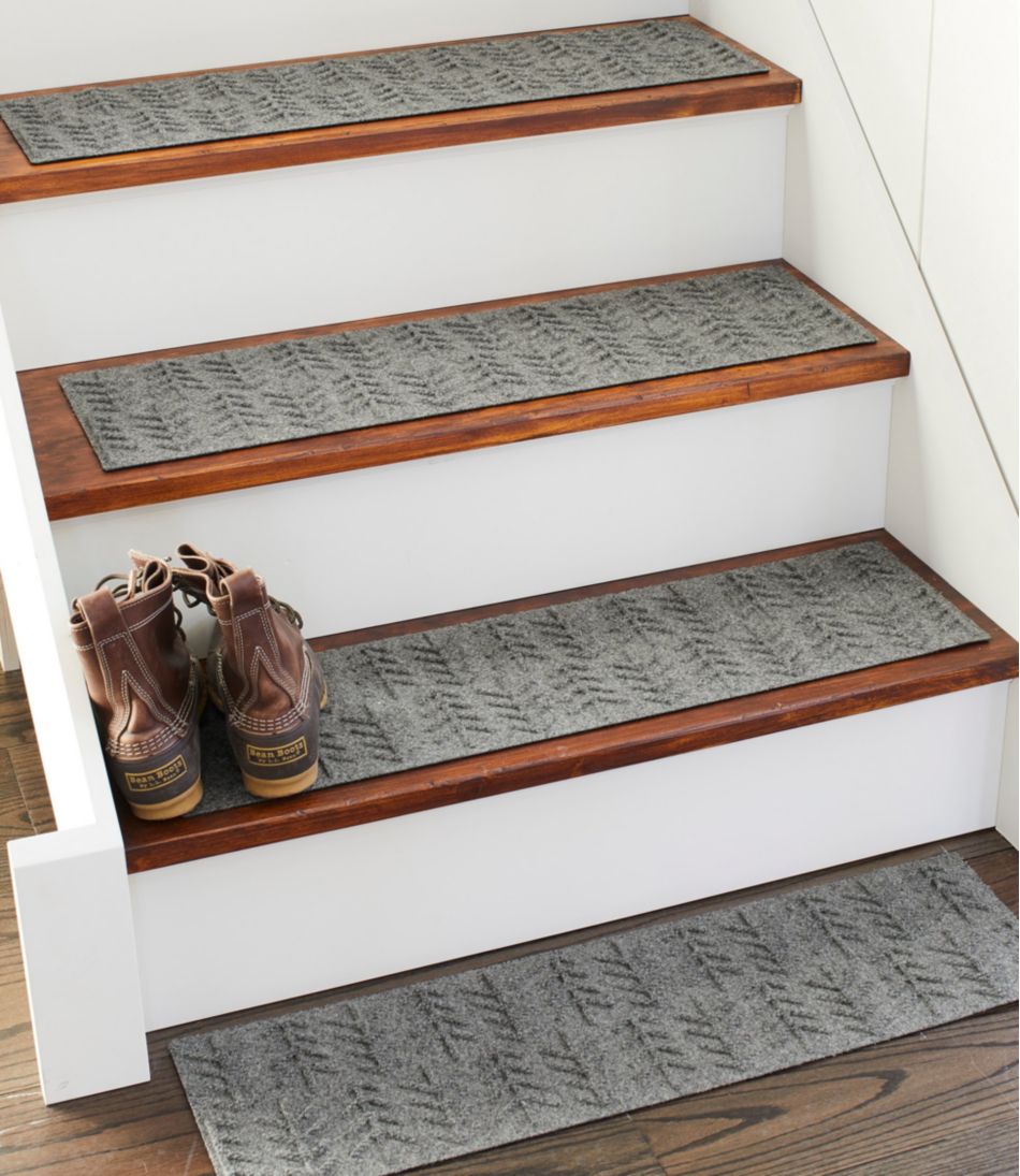 Everyspace Recycled Waterhog Mat, Stair Treads, Set of Four, Trees | L.L.Bean