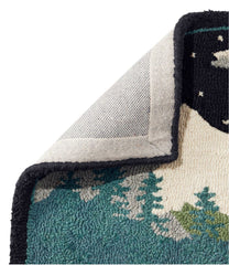 Wool Hooked Novelty Rug, Winter Woods | L.L.Bean