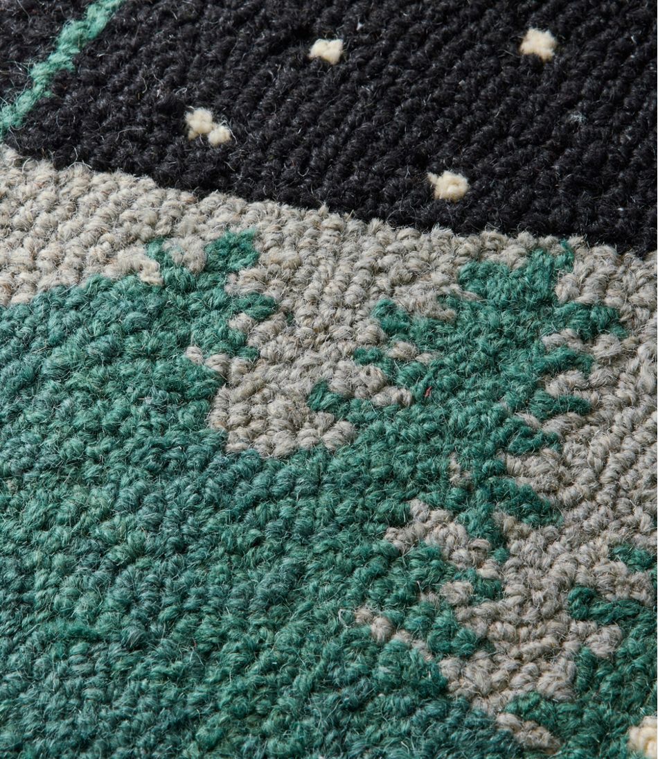 Wool Hooked Novelty Rug, Winter Woods | L.L.Bean
