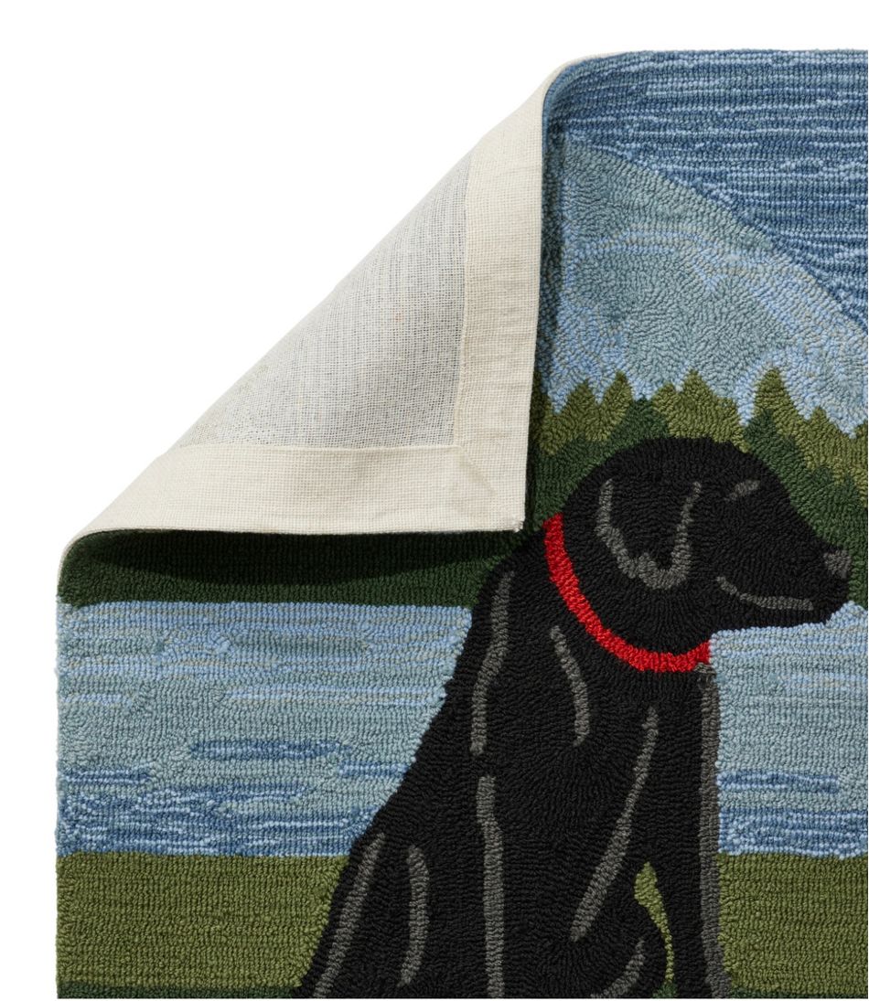 Indoor/Outdoor Vacationland Rug, Mountain Dogs | L.L.Bean