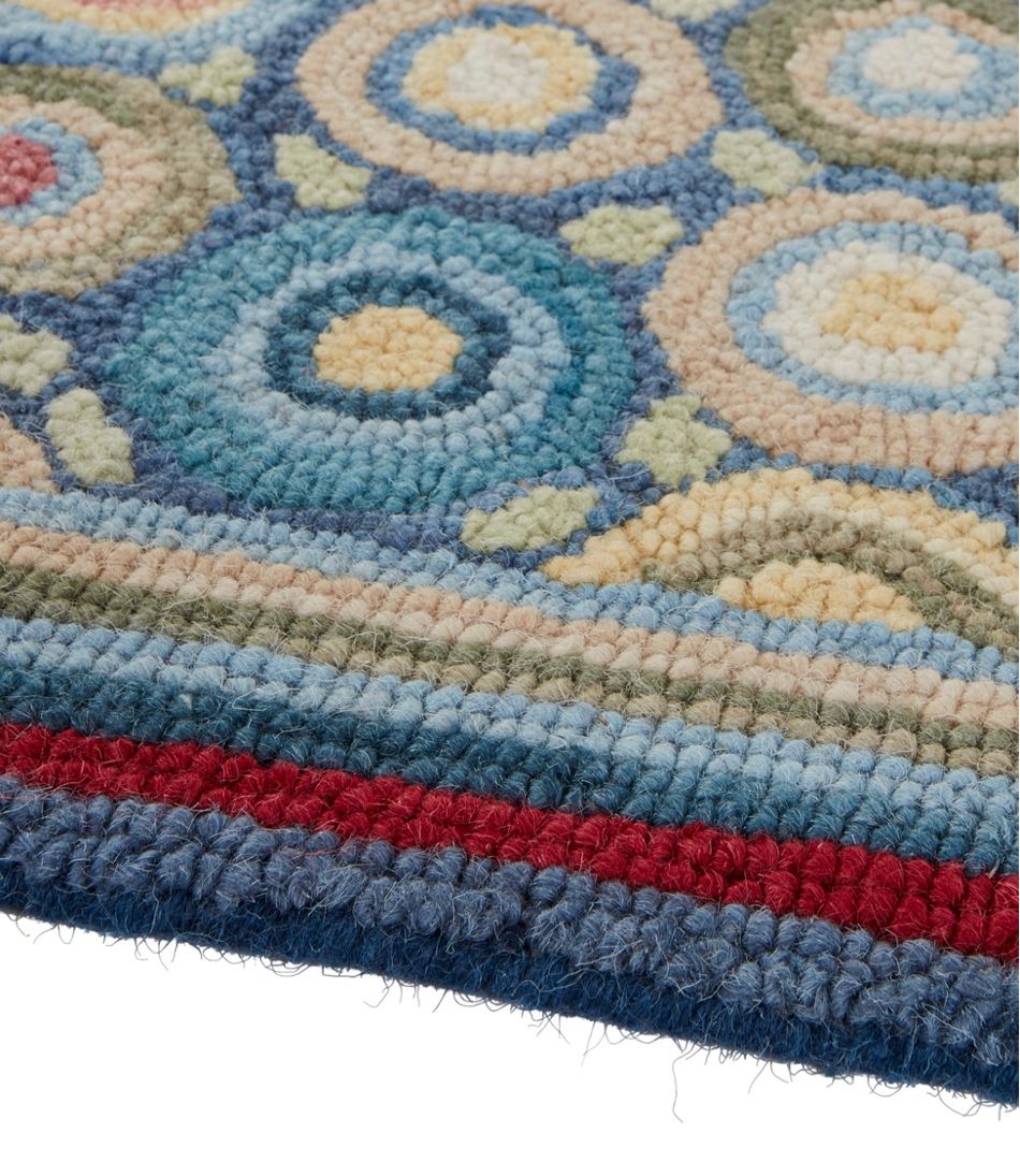 Bean's Wool Hooked Runner, Coins | L.L.Bean