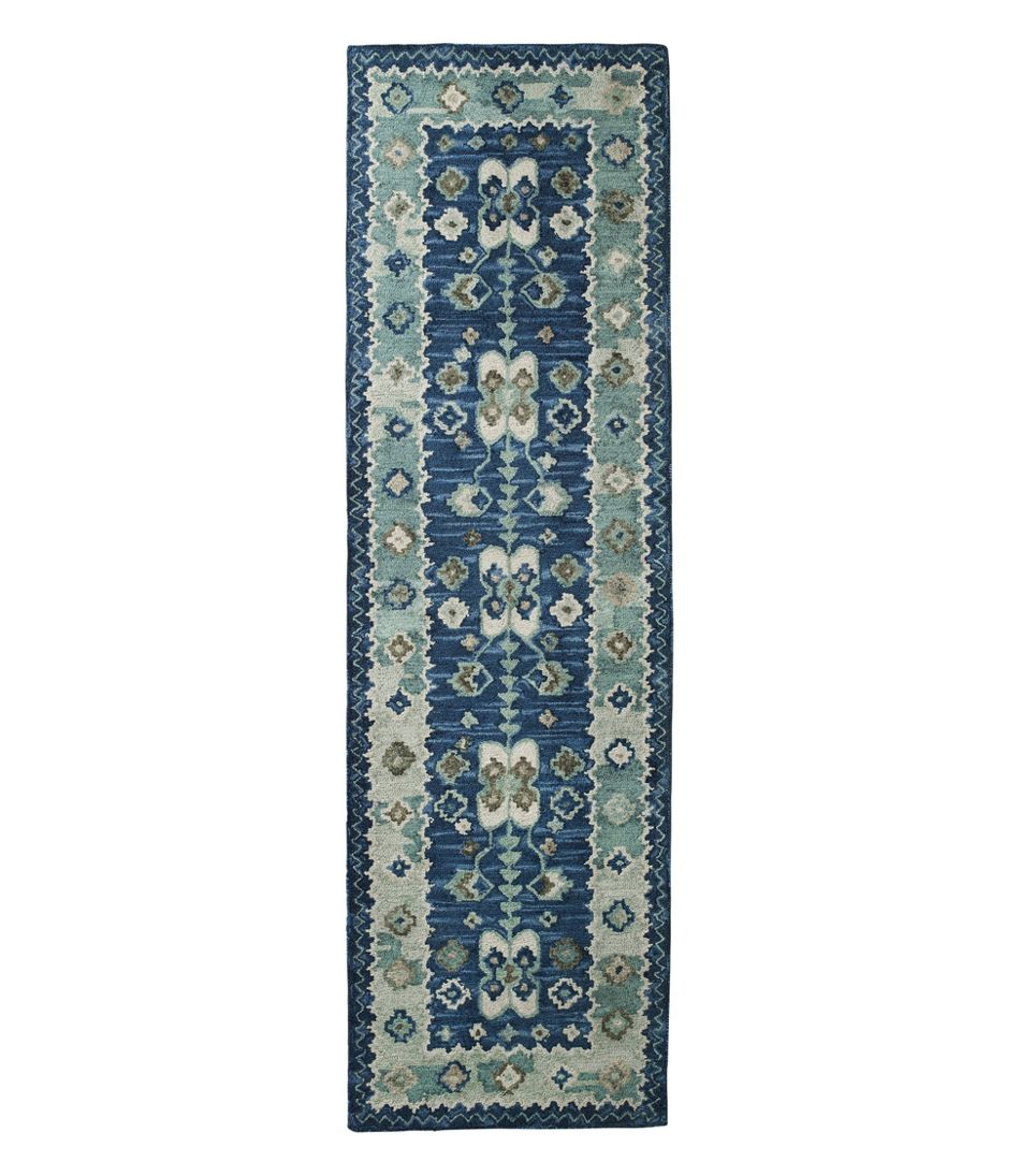 Double Border Wool Hooked Runner | L.L.Bean