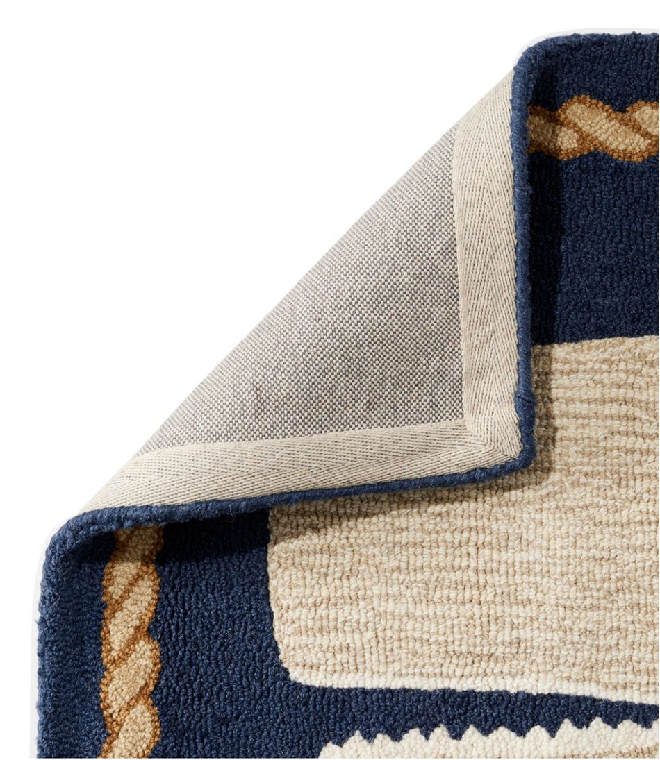Wool Hooked Novelty Runner, Whale | L.L.Bean