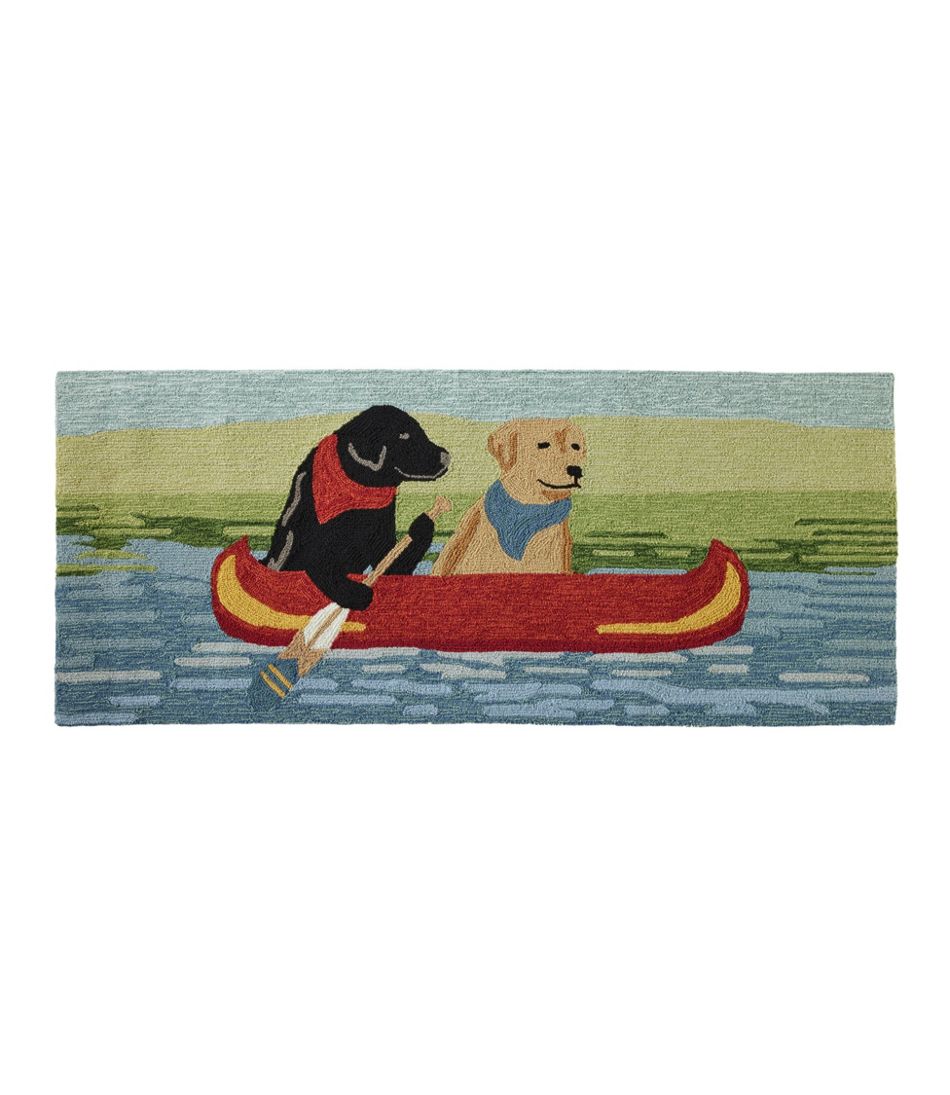 Indoor/Outdoor Vacationland Runner, Dog Canoe | L.L.Bean