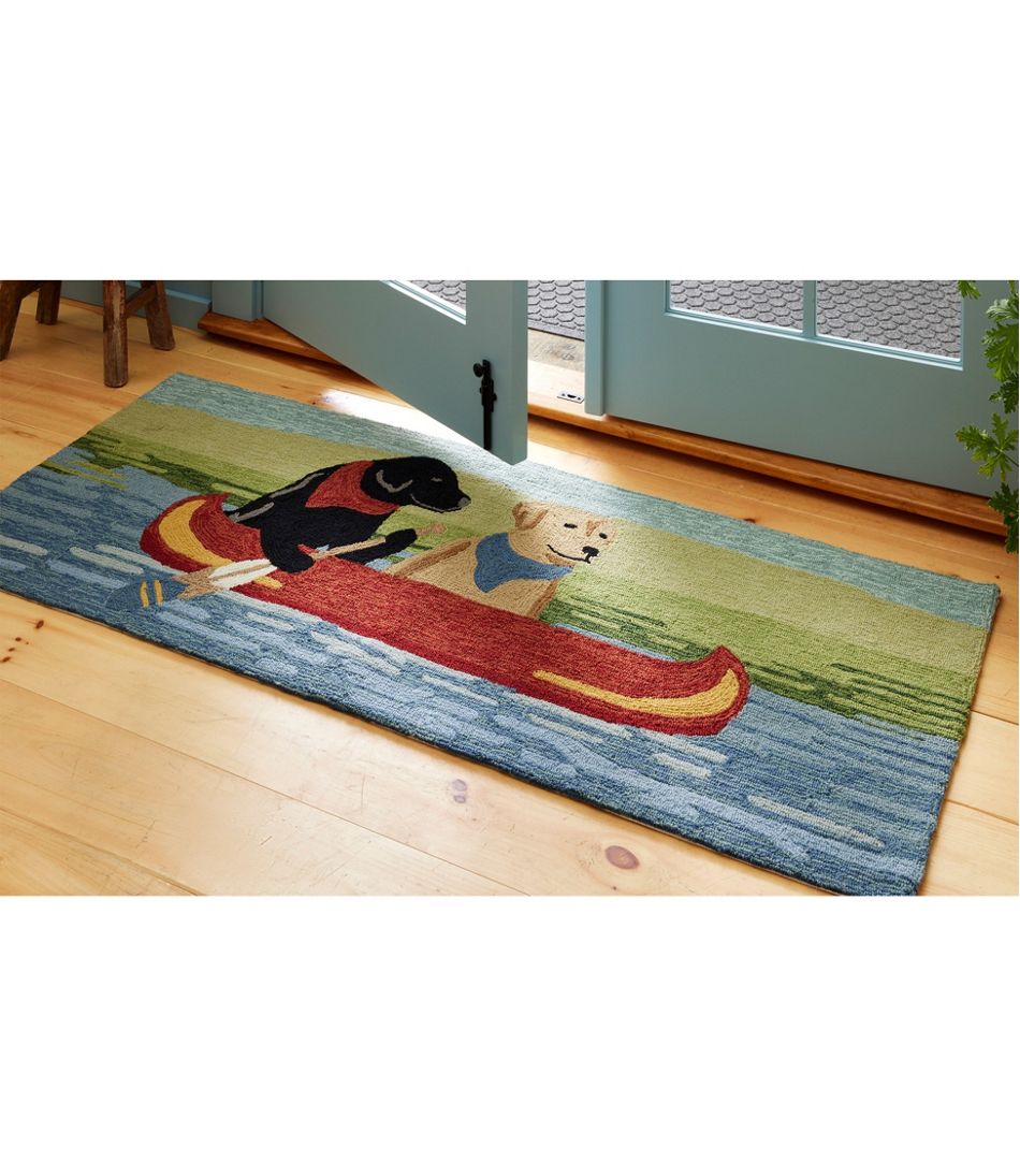Indoor/Outdoor Vacationland Runner, Dog Canoe | L.L.Bean