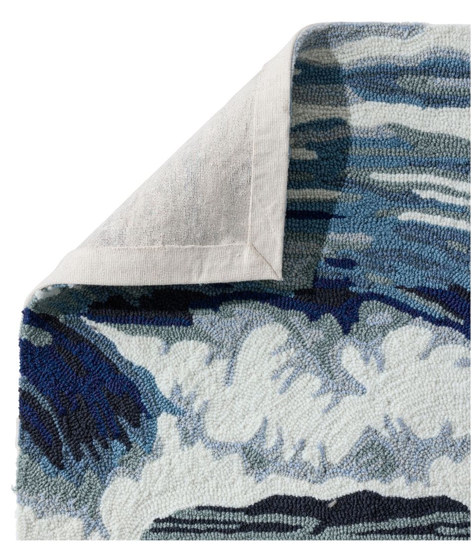 Indoor/Outdoor Vacationland Rug, Ocean Waves | L.L.Bean