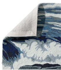 Indoor/Outdoor Vacationland Rug, Ocean Waves | L.L.Bean