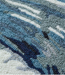 Indoor/Outdoor Vacationland Rug, Ocean Waves | L.L.Bean