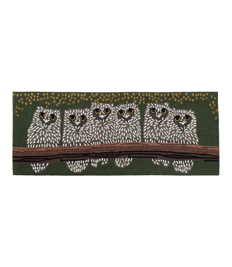 Indoor/Outdoor Vacationland Runner, Owls | L.L.Bean