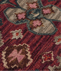 Double Border Wool Hooked Runner, Sienna Multi | L.L.Bean