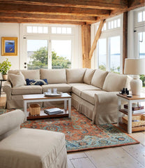 Single Border Terracotta Wool Tufted Rug | L.L.Bean