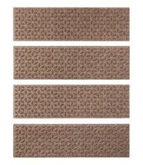 Heavyweight Waterhog Mat, Stair Treads, Set of Four, Blooming Circles | L.L.Bean