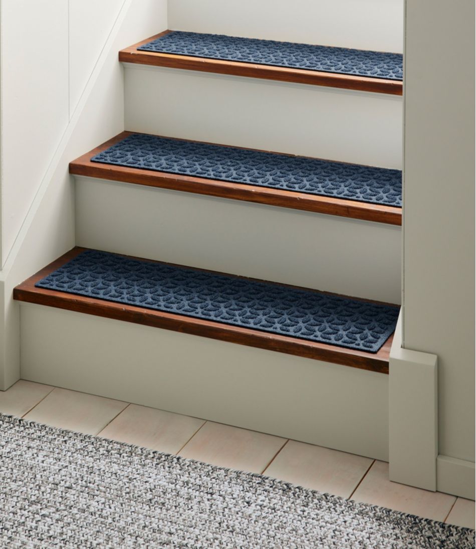 Heavyweight Waterhog Mat, Stair Treads, Set of Four, Blooming Circles | L.L.Bean