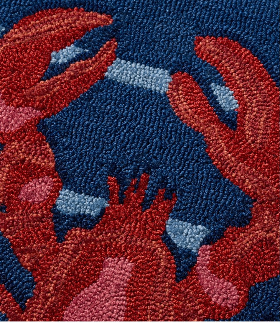 Indoor/Outdoor Vacationland Rug, Lobsters | L.L.Bean