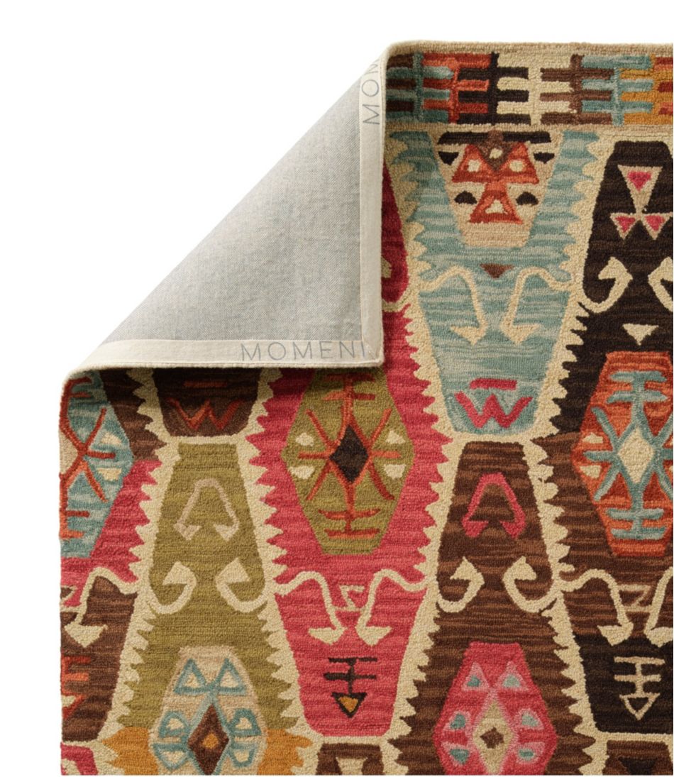 Rustic Geometric Wool Hooked Runner | L.L.Bean