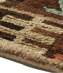 Rustic Geometric Wool Hooked Runner | L.L.Bean