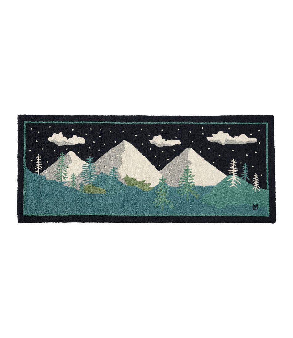 Wool Hooked Runner, Winter Woods | L.L.Bean
