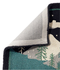 Wool Hooked Runner, Winter Woods | L.L.Bean